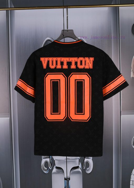 LV Louis' Spring And Summer Full Body Fabric With Printed New Short Sleeves High-quality Heavy- u5t0wxbv - Image 3