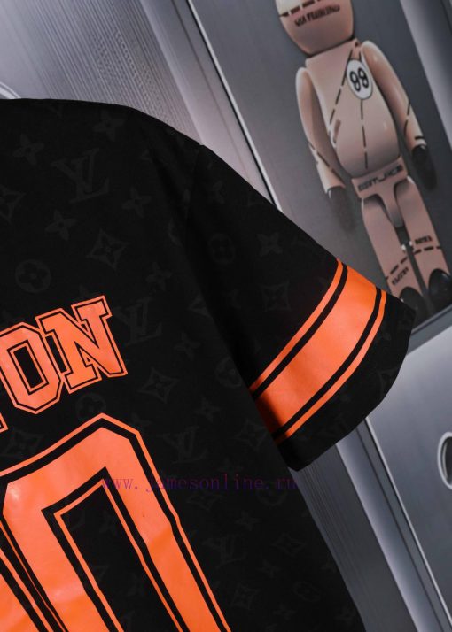LV Louis' Spring And Summer Full Body Fabric With Printed New Short Sleeves High-quality Heavy- u5t0wxbv - Image 8