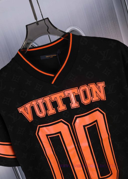 LV Louis' Spring And Summer Full Body Fabric With Printed New Short Sleeves High-quality Heavy- u5t0wxbv - Image 9