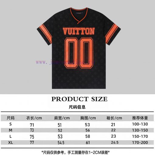LV Louis' Spring And Summer Full Body Fabric With Printed New Short Sleeves High-quality Heavy- ot1j4dpu - Image 10
