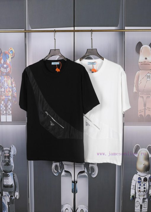 PRADA Spring/Summer Chest Pocket Short Sleeve T-shirt Available For Purchase On The Official We 2imwqsgu - Image 2