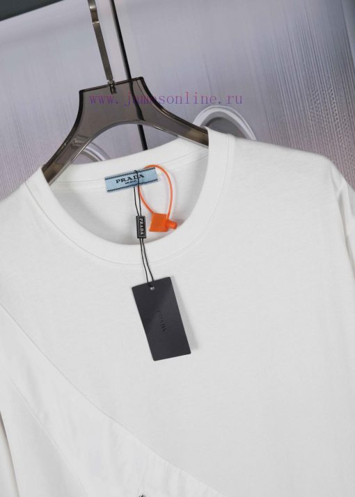 PRADA Spring/Summer Chest Pocket Short Sleeve T-shirt Available For Purchase On The Official We uxc7amqi - Image 7