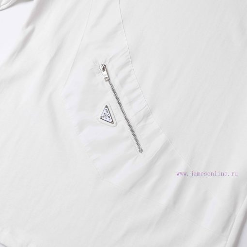 PRADA Spring/Summer Chest Pocket Short Sleeve T-shirt Available For Purchase On The Official We zjr6oi6f - Image 6