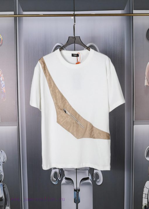 FEWDI Spring/Summer Chest Pocket Short Sleeve T-shirt Available For Sale On The Official Websit 7o9fmixg - Image 3
