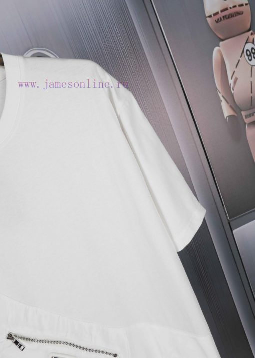 PRADA Spring/Summer Chest Pocket Short Sleeve T-shirt Available For Purchase On The Official We uxc7amqi - Image 8