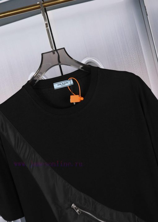 PRADA Spring/Summer Chest Pocket Short Sleeve T-shirt Available For Purchase On The Official We 2imwqsgu - Image 6
