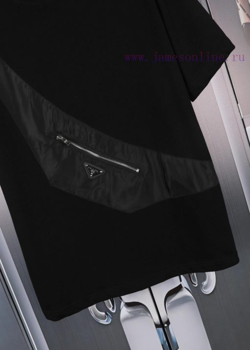 PRADA Spring/Summer Chest Pocket Short Sleeve T-shirt Available For Purchase On The Official We 2imwqsgu - Image 7