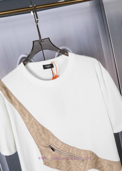 FEWDI Spring/Summer Chest Pocket Short Sleeve T-shirt Available For Sale On The Official Websit 7o9fmixg - Image 8