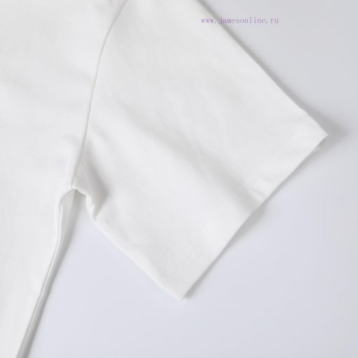 Burberry Logo Embroidered Logo Short Sleeved Shirt Original Mold High-quality Heavy-duty Double ql0vivtf - Image 7