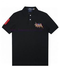 R34 RaLoro Pianah Lauren/Ralph Lauren Three Pony Logo Embroidered Casual Racing Polo Shirt T-sh 3xu4soil