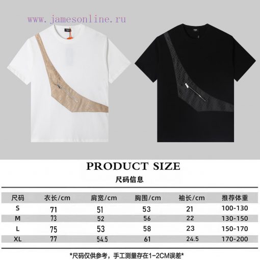 FEWDI Spring/Summer Chest Pocket Short Sleeve T-shirt Available For Sale On The Official Websit t9c3axb9 - Image 10