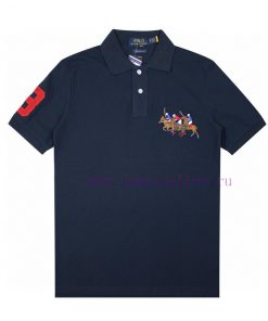 R34 RaLoro Pianah Lauren/Ralph Lauren Three Pony Logo Embroidered Casual Racing Polo Shirt T-sh 8g6uf115