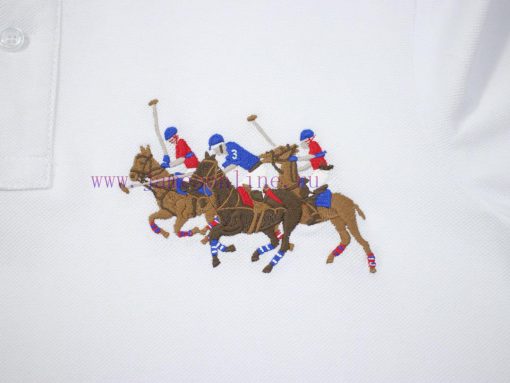 R34 RaLoro Pianah Lauren/Ralph Lauren Three Pony Logo Embroidered Casual Racing Polo Shirt T-sh euzovqdy - Image 5
