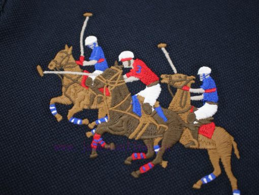 R34 RaLoro Pianah Lauren/Ralph Lauren Three Pony Logo Embroidered Casual Racing Polo Shirt T-sh 8g6uf115 - Image 9