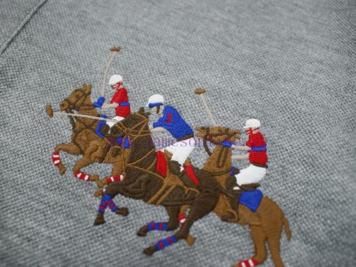 R34 RaLoro Pianah Lauren/Ralph Lauren Three Pony Logo Embroidered Casual Racing Polo Shirt T-sh kushnmwd - Image 9