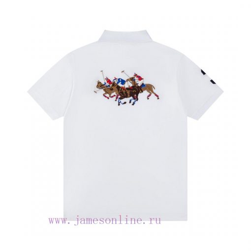 R71 RaLoro Pianah Lauren/RaLoro Golden Horse Logo Embroidered Three Ponies Logo On The Back Cas 035g6efw - Image 9