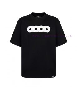 MostGOODBRAND Earth Jacquard Wet Towel Embroidered Round Neck Short Sleeve T-shirt For Men And 3p11wf11
