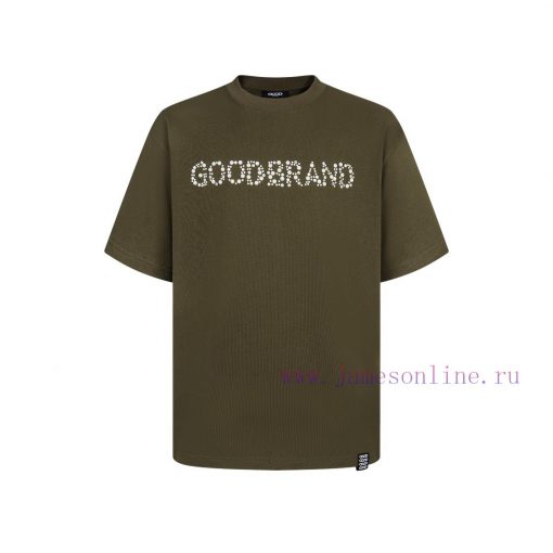 MostGOODBRAND Bead Slogan Fashion Luxury Short Sleeved T-shirt For Men And Women 350g FabricCol z9zeutau