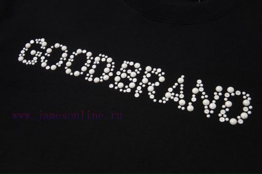 MostGOODBRAND Bead Slogan Fashion Luxury Short Sleeved T-shirt For Men And Women 350g FabricCol 0hn7pdme - Image 5