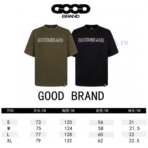 MostGOODBRAND Bead Slogan Fashion Luxury Short Sleeved T-shirt For Men And Women 350g FabricCol z9zeutau - Image 10