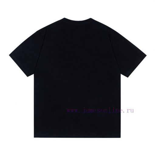 280g Balenciaga Double B Classic Printed Short Sleeve With Heavy Weight FabricFrom Fabric To Ac e2rr984p - Image 3