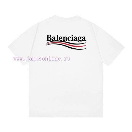 280g Balenciaga Wave Classic Printed Short Sleeve With Heavy Weight FabricFrom Fabric To Access 1kinbku1 - Image 3