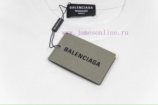 280g Balenciaga Wave Classic Printed Short Sleeve With Heavy Weight FabricFrom Fabric To Access 1kinbku1 - Image 5