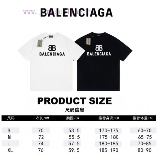 280g Balenciaga Double B Classic Printed Short Sleeve With Heavy Weight FabricFrom Fabric To Ac hoks30d0 - Image 10