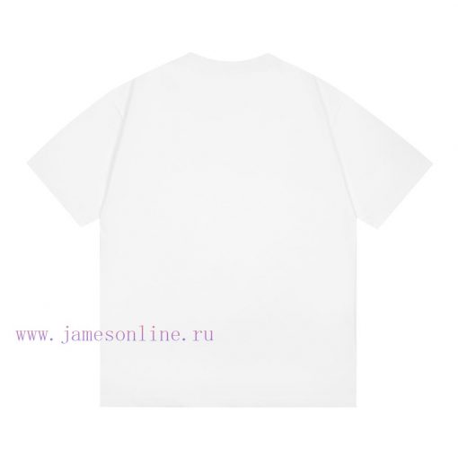 Heavy Weight Fabric 280g Balenciaga Balenciaga Lock Classic Printed Short Sleeved ShirtFrom Fab wgrecbv2 - Image 3