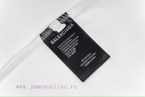 Heavy Weight Fabric 280g Balenciaga Balenciaga Lock Classic Printed Short Sleeved ShirtFrom Fab wgrecbv2 - Image 9