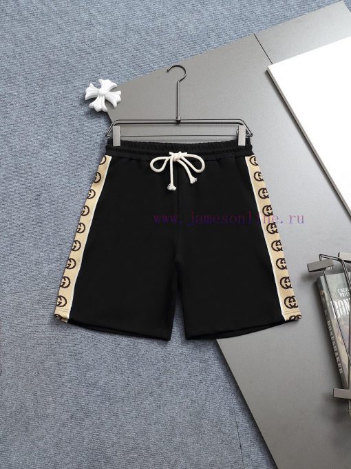 GUCCI 25ss Same Style Looped Shorts For Couples - Made Of Cotton Looped Fabric Carefully Crafte spv129gi