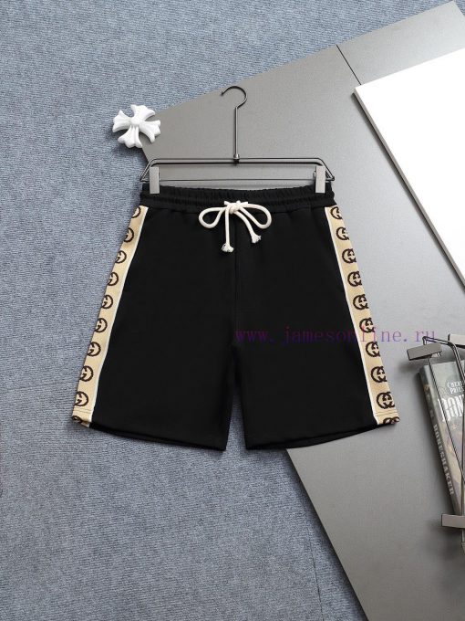 GUCCI 25ss Same Style Looped Shorts For Couples - Made Of Cotton Looped Fabric Carefully Crafte spv129gi - Image 2