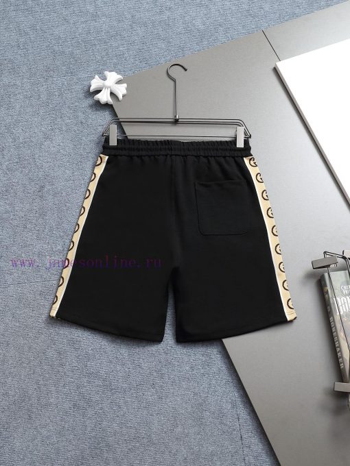 GUCCI 25ss Same Style Looped Shorts For Couples - Made Of Cotton Looped Fabric Carefully Crafte spv129gi - Image 3