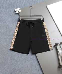 Burberry 25ss Matching Looped Shorts For Couples - Crafted With Cotton Looped Fabric And Embell 92mg9voq