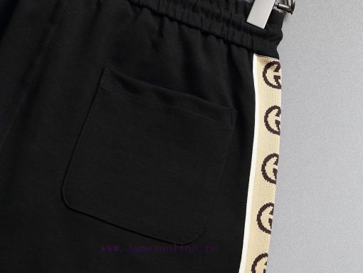 GUCCI 25ss Same Style Looped Shorts For Couples - Made Of Cotton Looped Fabric Carefully Crafte spv129gi - Image 11