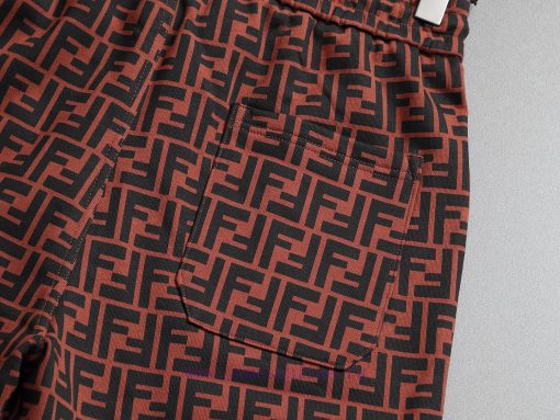 FENDI 25ss Same Style Looped Shorts For Couples - Made Of Cotton Looped Fabric Carefully Crafte 2hypg2b3 - Image 12