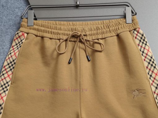 Burberry 25ss Matching Looped Shorts For Couples - Crafted With Cotton Looped Fabric And Embell pgb43z6m - Image 4