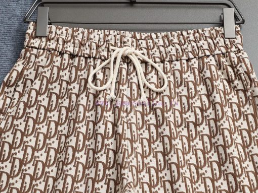 DIOR 25ss Towel Fleece Shorts For Couples - Crafted With Cotton Looped Fabric And Embellished W t05gxo2b - Image 4