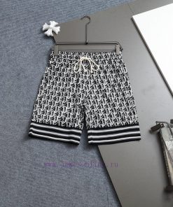 DIOR 25ss Towel Fleece Shorts For Couples - Crafted With Cotton Looped Fabric And Embellished W pp3qz2a4
