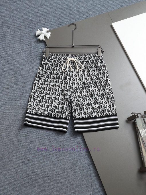 DIOR 25ss Towel Fleece Shorts For Couples - Crafted With Cotton Looped Fabric And Embellished W pp3qz2a4