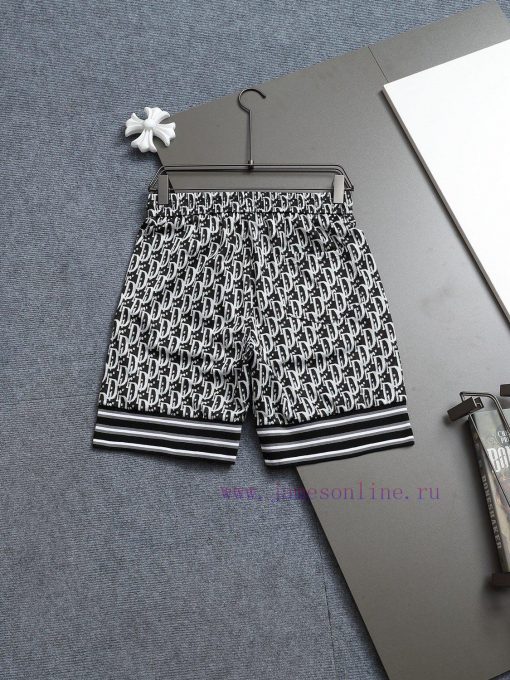 DIOR 25ss Towel Fleece Shorts For Couples - Crafted With Cotton Looped Fabric And Embellished W pp3qz2a4 - Image 3