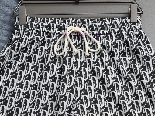 DIOR 25ss Towel Fleece Shorts For Couples - Crafted With Cotton Looped Fabric And Embellished W pp3qz2a4 - Image 4