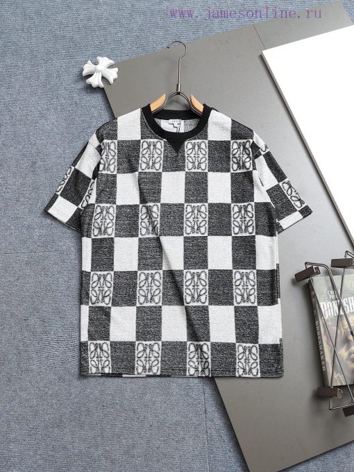 LOEWE 25ss Chess And Card Plaque Jacquard Towel Couple's Style - Carefully Crafted From Towel F oxcosqwd - Image 2