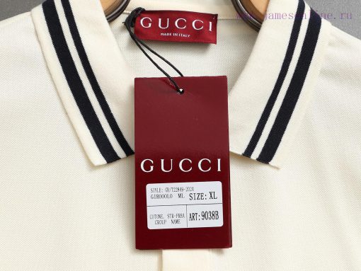 Gucci GUCCI Micro Width Edition M-3XL25SS Latest And Top Tier Limited Edition Embroidery 🪡 Supe 9djv6lnm - Image 9
