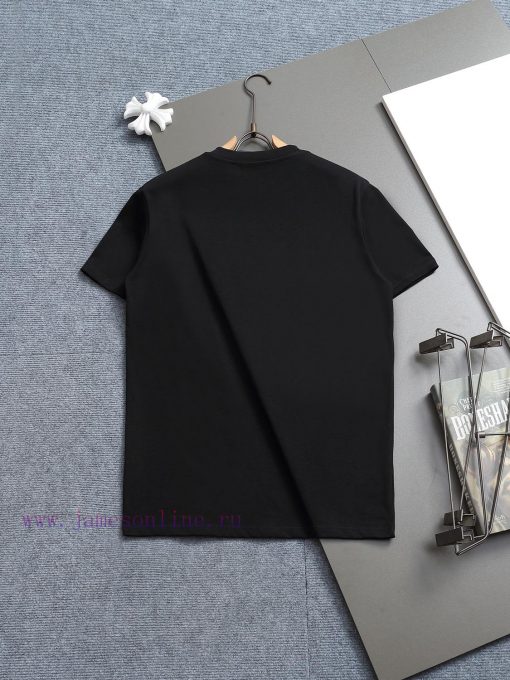 Prada Micro Width Edition XS-LPrada/25ss New Chest Printed Short Sleeved T-shirt This T-shirt C jx53gekf - Image 3