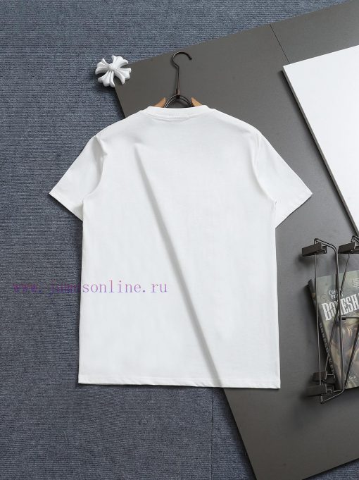Prada Micro Width Edition XS-LPrada/25ss New Chest Printed Short Sleeved T-shirt This T-shirt C d45h4j4r - Image 3
