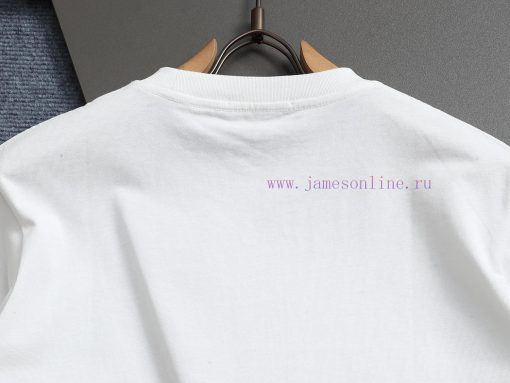 Prada Micro Width Edition XS-LPrada/25ss New Chest Printed Short Sleeved T-shirt This T-shirt C d45h4j4r - Image 11