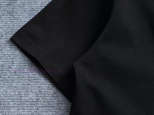 PRADA PRADA25ss Versatile Short Sleeved T-shirt For Men And Women With A Combination Of Colors cjzudjli - Image 5