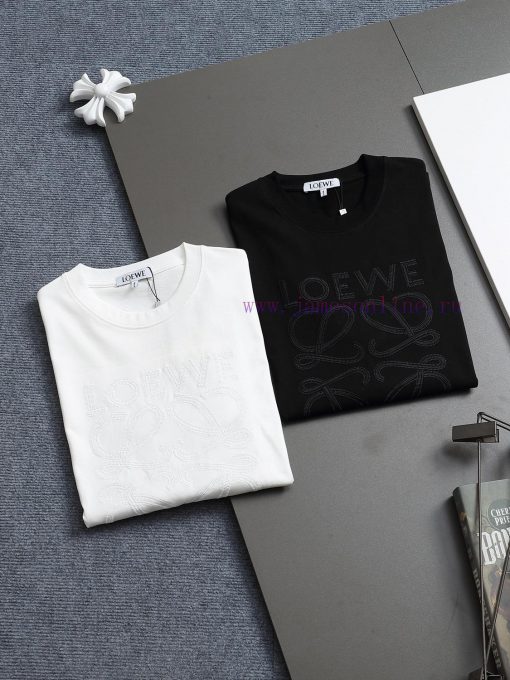 LOEWE Micro Wide Edition XS-L25ss Latest And Top Of The Line Chest Roewe Logo Letter Pattern 3D hdzwmdwy - Image 4