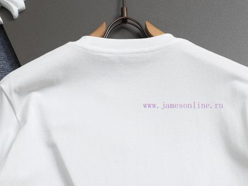 R-9502 Prada PRADA 25 New Round Neck Short Sleeved T-shirt Woven With High Weight Pure Cotton F x9uefmds - Image 12